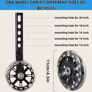GENERIC Generic LED Training Wheels , 12" - 20"