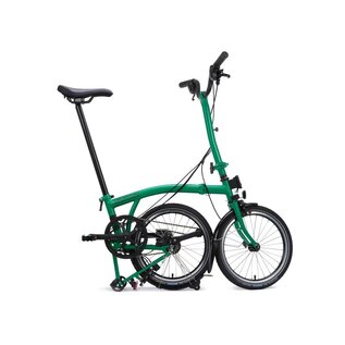 Brompton 2026 Brompton C Line Explore 12-speed - High/Rack - Palm Green/Black