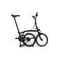 Brompton 2026 Brompton C Line Urban 4-speed - Mid/Rack - Red Plum