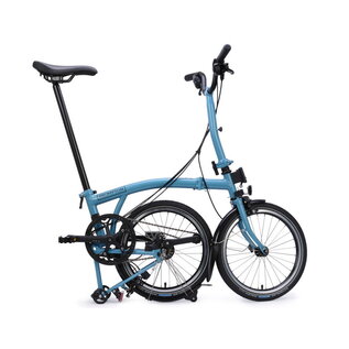 Brompton 2026 Brompton C Line Explore 12-speed - Mid/Rack - Cloud Metallic