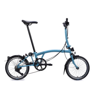 Brompton 2026 Brompton C Line Explore 12-speed - Mid/Rack - Cloud Metallic
