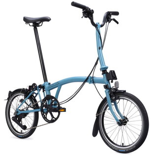 Brompton 2026 Brompton C Line Explore 12-speed - Mid/Rack - Cloud Metallic