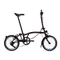 Brompton 2026 Brompton C Line Explore 12-speed - High/Rack - Red Plum