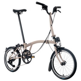Brompton C Line 12 speed - Mid/Rack - Dune Sand