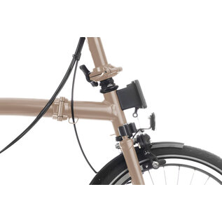 Brompton 2026 Brompton C Line Explore 12-speed - Mid/Rack - Dune Sand