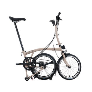 Brompton 2026 Brompton C Line Explore 12-speed - Mid/Rack - Dune Sand