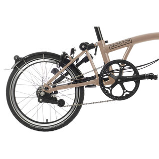 Brompton 2026 Brompton C Line Explore 12-speed - Mid/Rack - Dune Sand
