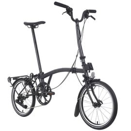 Brompton 2025 P Line 12 spd - High/Rack - Midnight Black