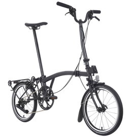 Brompton P Line 12 speed - High/Rack - Midnight Black