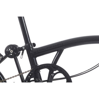 Brompton 2026 Brompton P Line Explore 12-speed - High/Rack - Midnight Black