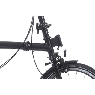 Brompton 2026 Brompton P Line Explore 12-speed - High/Rack - Midnight Black