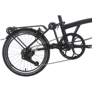 Brompton 2025 Brompton P Line Explore 12-speed - High/Rack - Midnight Black