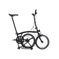 Brompton 2025 Brompton P Line Explore 12-speed - High/Rack - Midnight Black
