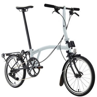 Brompton 2026 Brompton P Line Urban 4-speed - Low/Rack - Lunar Ice