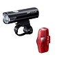 CatEye CatEye, AMPP400S/ViZ100, Light, Set, Black, Set