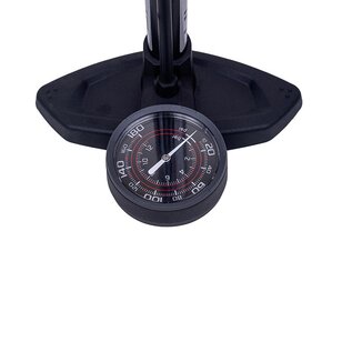 Evo EVO, Hurricane Comp, Floor Pump, SmartHead, 180psi, Black/Silver