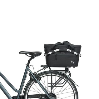 Basil Basil Classic Carry All Insulated MIK Rear Basket - Black