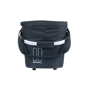 Basil Basil, Classic Carry All, Basket, Insulated, Rear, Black