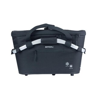 Basil Basil, Classic Carry All, Basket, Insulated, Rear, Black