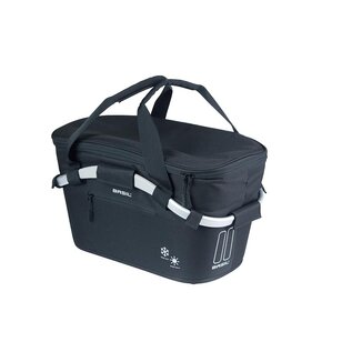 Basil Basil, Classic Carry All, Basket, Insulated, Rear, Black