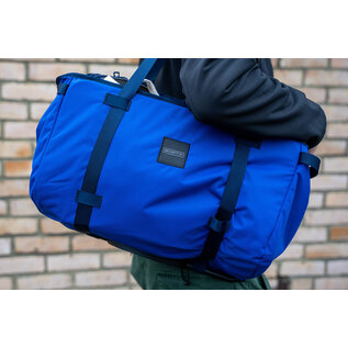 Brompton Brompton Basket Bag L + Brace + Frame - Blue