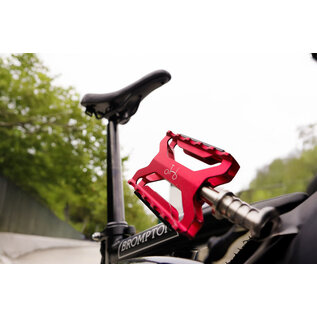 Brompton Brompton Superlight Quick Release Pedals - Red