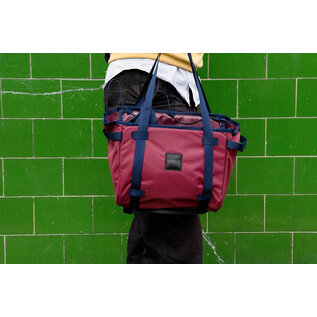 Brompton Brompton  Basket Bag S + Brace + Frame - Plum