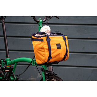 Brompton Brompton  Basket Bag S + Brace + Frame - Sunset Yellow