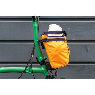 Brompton Brompton  Basket Bag S + Brace + Frame - Sunset Yellow