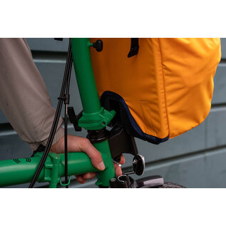 Brompton Brompton  Basket Bag S + Brace + Frame - Sunset Yellow