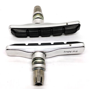 Kinetix Kinetix V-brake Cartridge + Pad Set - Silver