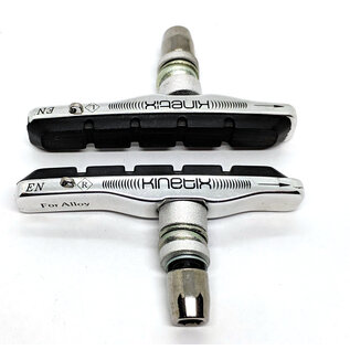 Kinetix Kinetix V-brake Cartridge + Pad Set - Silver