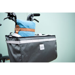 Brompton Borough Basket Bag L - Dark Grey
