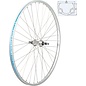 49N 700c Rear 49N Wheel 29" Rim , 3/8"x135 mm Nutted Axle, Freewheel - Silver