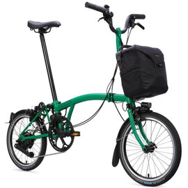 Brompton 2026 C Line Electric - Mid/Rack - Palm Green