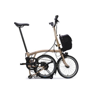 Brompton 2026 Brompton C Line Electric - High/Rack - Dune Sand