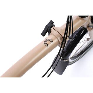 Brompton 2026 Brompton C Line Electric - High/Rack - Dune Sand