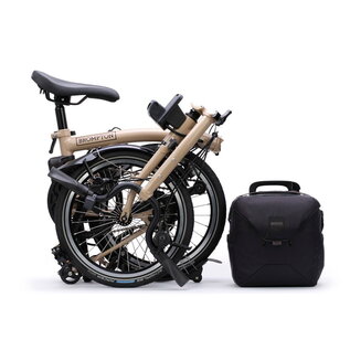 Brompton 2026 Brompton C Line Electric - High/Rack - Dune Sand