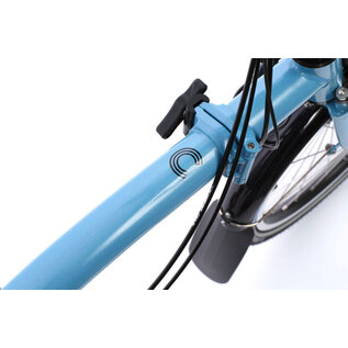 Brompton 2026 Brompton C Line Electric - Mid - Cloud Metallic