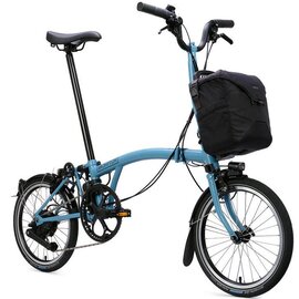 Brompton 2026 C Line Electric - Mid - Cloud Metallic