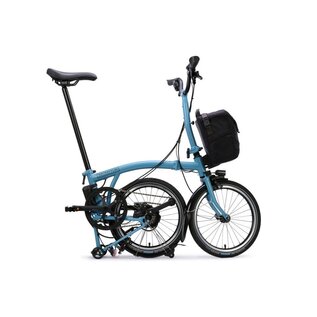 Brompton 2026 Brompton C Line Electric - Mid - Cloud Metallic