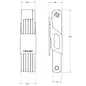 HIPLOK Hiplok Switch 85 Folding Lock - Blue