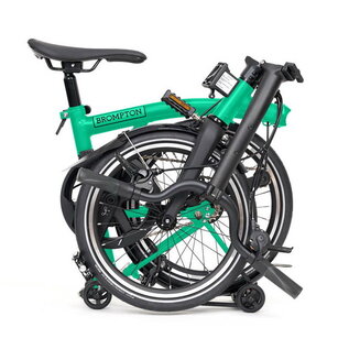 Brompton 2026 Brompton P Line Urban 4 - Mid/Rack - Palm Green