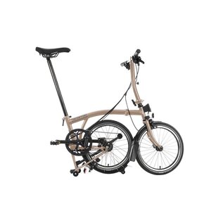 Brompton 2026 Brompton C Line Urban 4spd -Low - Rack - Dune Sand