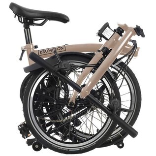 Brompton 2026 Brompton C Line Urban 4spd -Low - Rack - Dune Sand