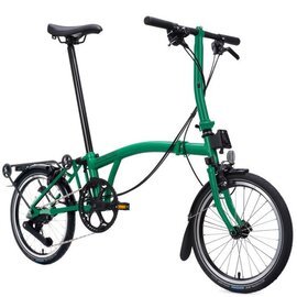 Brompton 2026 C Line 12spd - Low - Rack - Palm Green/Black