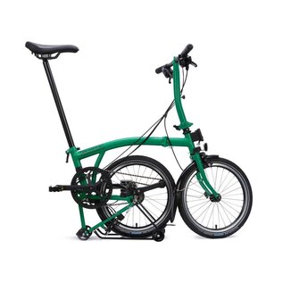 Brompton 2026 Brompton C Line 12spd - Low - Rack - Palm Green/Black