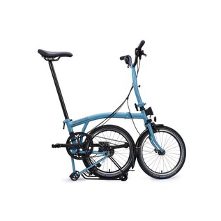 Brompton 2026 Brompton C Line 12spd - Mid/Rack - Cloud Metallic