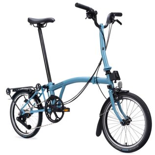 Brompton 2026 Brompton C Line 12spd - Mid/Rack - Cloud Metallic