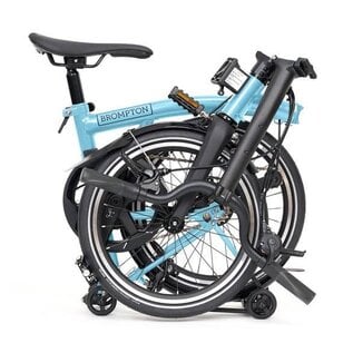 Brompton 2026 Brompton P Line 12spd - Low - Rack - Cloud Metallic